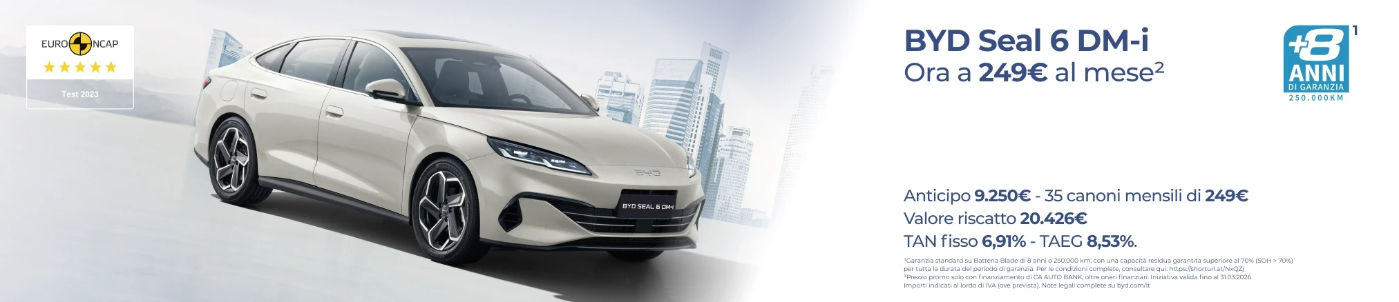 Offerte e promozioni 完美真人 SEAL 6 DM-i con Leasing Privati