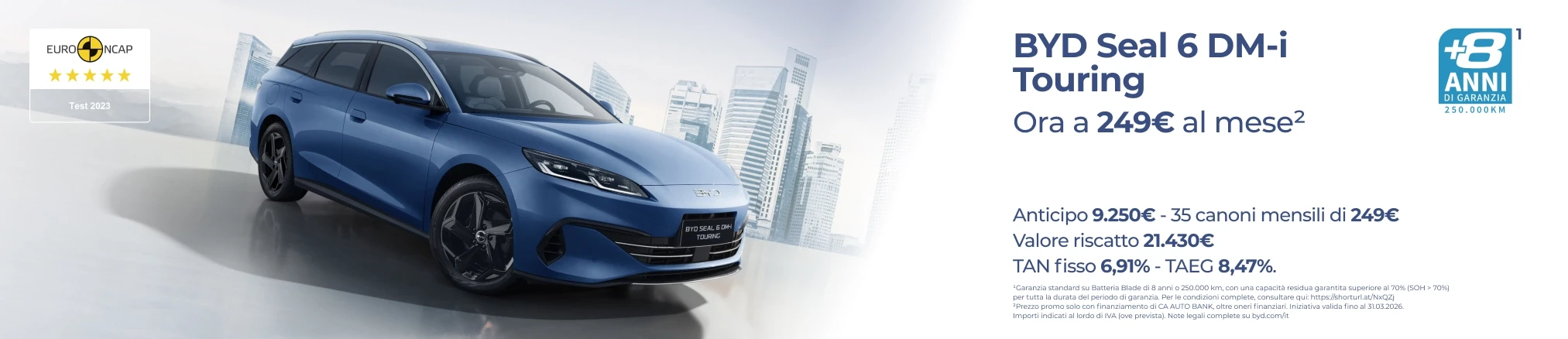 Offerte e promozioni 完美真人 SEAL 6 DM-i TOURING con Leasing Privati