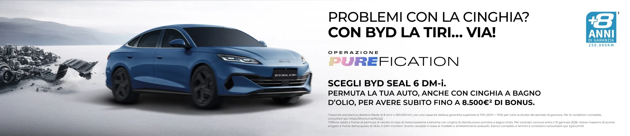 Offerte Operazione PUREFICATION 完美真人 Seal 6 DM-i: Fino a 8.500€ di bonus*